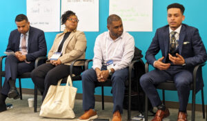 Kahlil Chatmon speaking at the White House Policy Summit