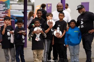 students display masks at the Kings in the Making February 2024